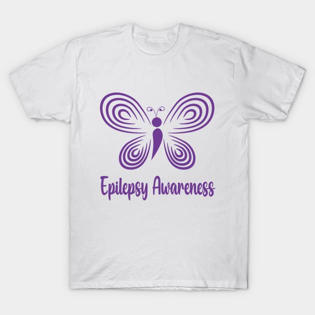 Epilepsy awareness T-Shirt by RockyDesigns